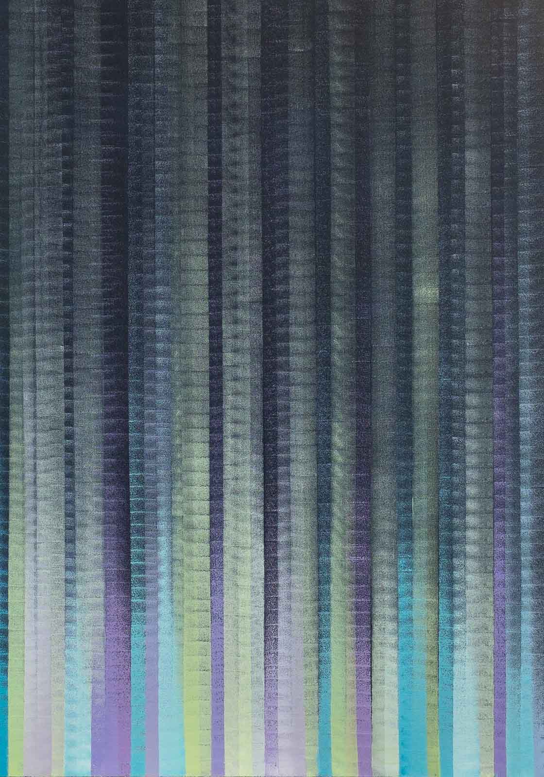 EV BLACK 02.18 - Acrylic on paper - Format 60x42