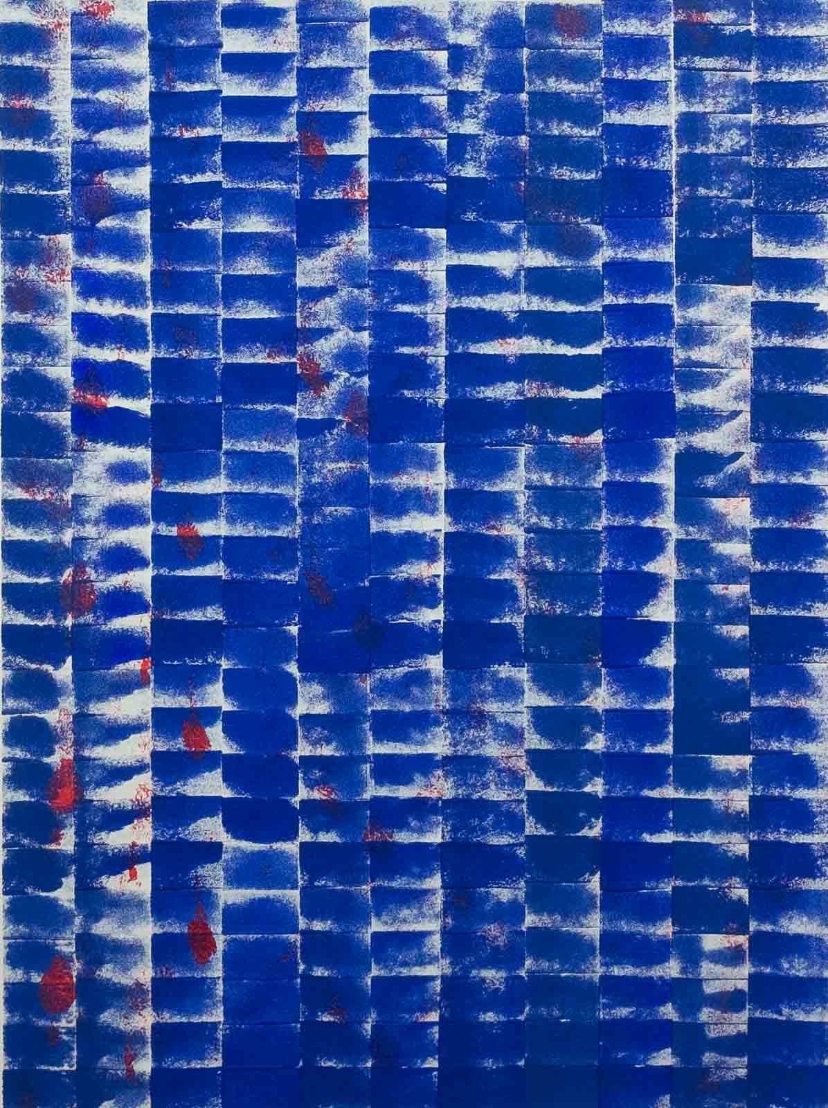 S STAIN 1 - Acrylic on paper - Format 40x30