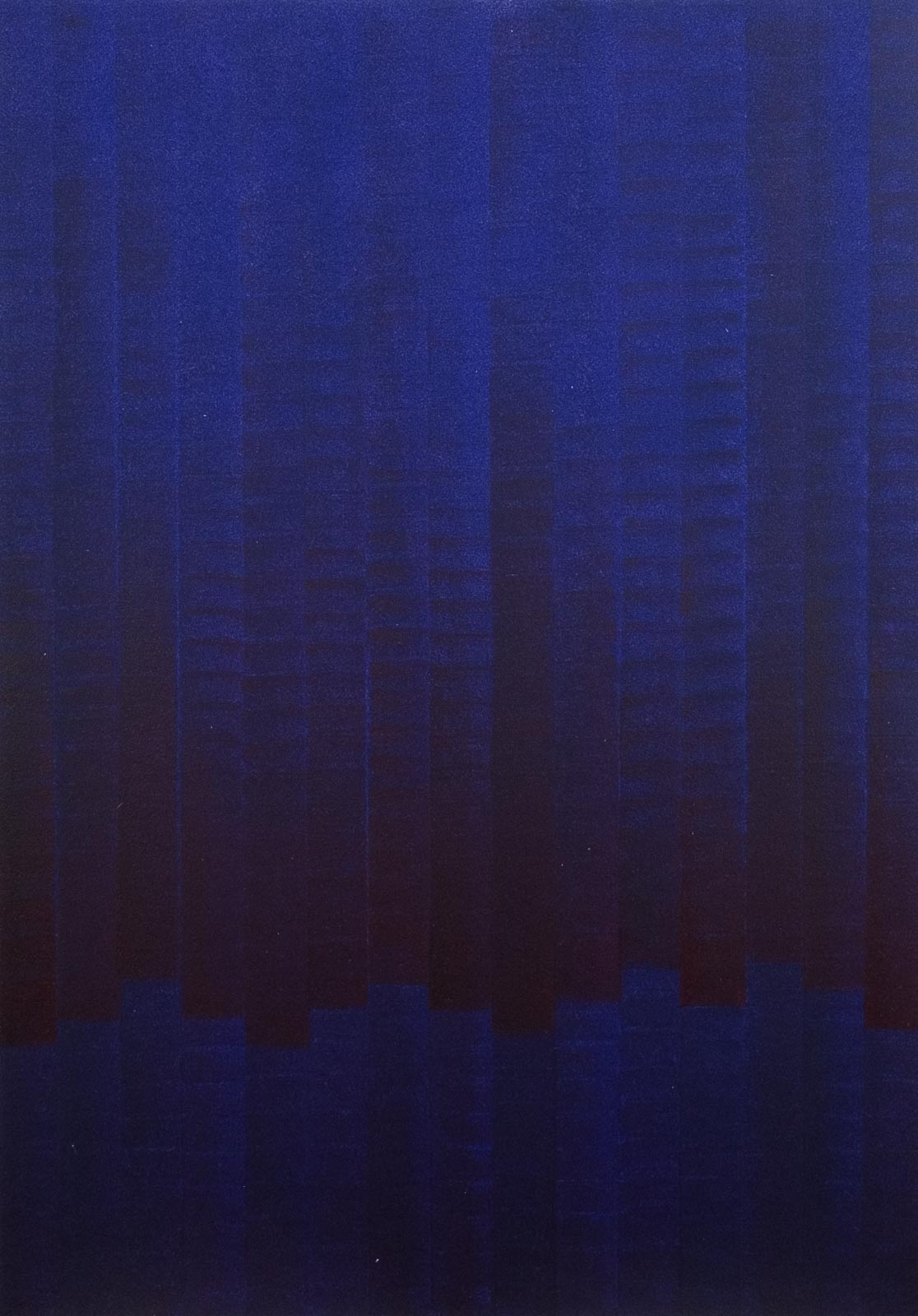 BLUE RHYTHM - Acrylic on paper - Format 40X30