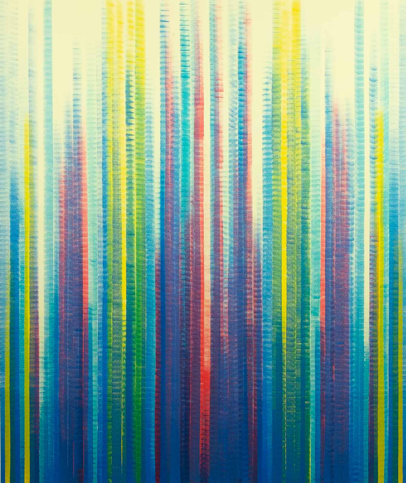 EV MULTICOLOUR 419 - Acrylic on canvas - Format 97X83
